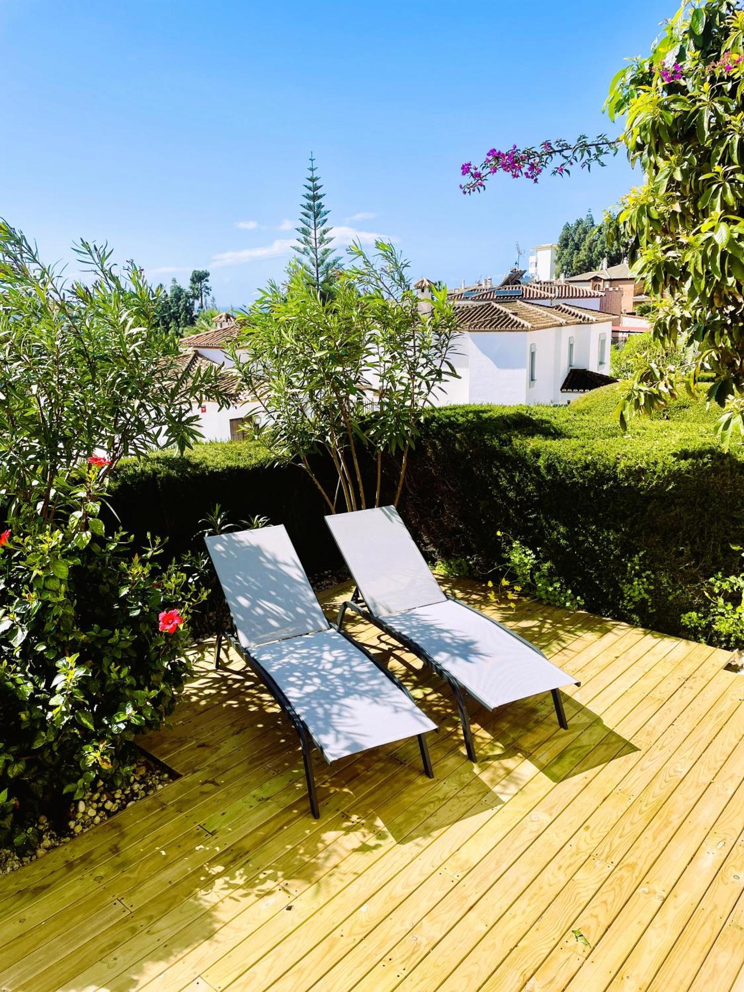 Modern Garden Apartment With A Fantastic Sea View And A Private Garden Sitio de Calahonda Exterior foto
